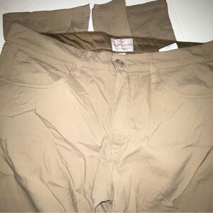 Weatherproof Vintage Straight Fit Tech 6 Pocket Pants JEANS TAN  36 X 30  BB5